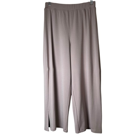 Simonton Says Pants Women Size Small Taupe Slinky Pull-On Comfort Waist Crop - Picture 1 of 7